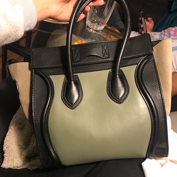 Authentic Céline TriColor Micro Luggage - Picture 6 of 8